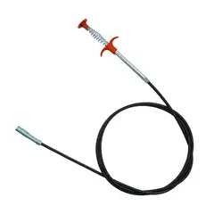 GENERICO - Sonda Para Limpieza De Tuberías De Drenaje Gancho 200 CM