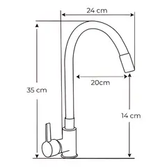 XM - Mezcladora de Cocina Negro Brillante - M04016