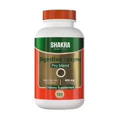 SHAKRA - Enzimas Digestivas Digestive Enzymes 120 Capsulas