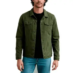 ELEMENT SPECIAL EDITION - Casaca Denim Premium Element® Corte Moderno Botones Inoxidables y Tela 100% Durable