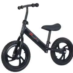 GENERICO - Bicicleta de Balance Equilibrio Para Niños Aro 12 Negro