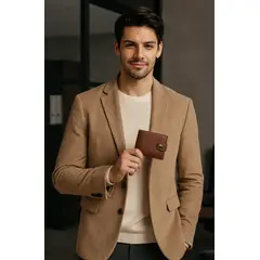 GENERICO - BILLETERA DE CUERO PU PARA HOMBRE