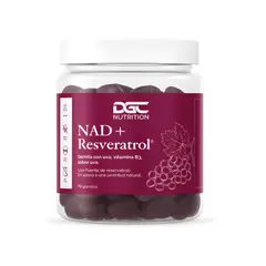 GENERICO - NAD + Resveratrol en gomitas DGC Nutrition - 70 unidades Uva