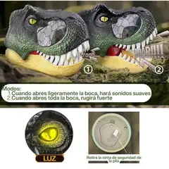 GENERICO - Máscara de Dinosaurio T-Rex TOP con Luces y Sonido