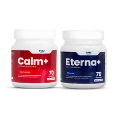TMX - Gomitas Ashwagandha 70 unidades - Calm+ + Resveratrol NAD en gomitas 70 unidades - Eterna+