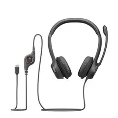 LOGITECH - AUDIFONO CON MICROFONO H390 USB-C BLACK