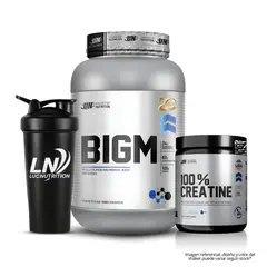 UNIVERSE NUTRITION - BIGM 2 kg Ganador de masa UN - Chocolate + Creatina 250 g + Shaker