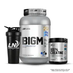 UNIVERSE NUTRITION - BIGM 2 kg Ganador de masa UN - Chocolate + Creatina 150 g + Shaker