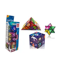 GENERICO - Magic Cubos Rubik Infinity Series Set 3 en 1 Exploración Espacial