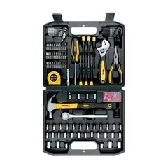 PRETUL - Juego 104 Herramientas Mixtas Profesional Maletín Completo