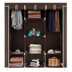 OEM - Ropero organizador de 3 cuerpos en tela resistente y de colores variados