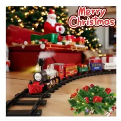 GENERICO - Tren Navideño para Base de Árbol GRANDE A1 PREMIUN