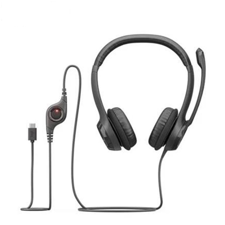 AUDIFONO H390 USB-C NOISE CANCELLING NEGRO