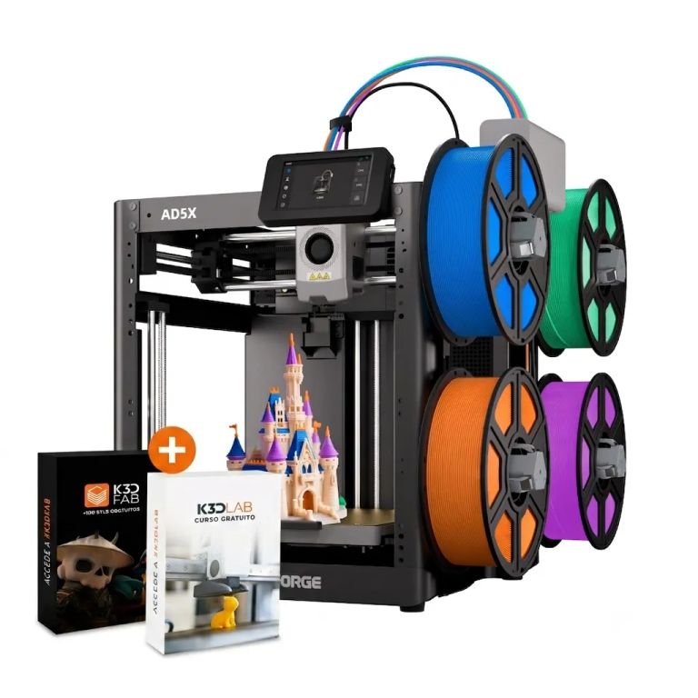 Impresora 3D AD5X + Curso Gratuito + Pack STLs