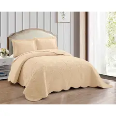 GOLDSUN - JUEGO DE EDREDON LUJO 3 PIEZAS TELA CON TELA DE VERANO 2 PLAZAS