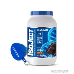 EVOGEN - Isoject 28 Serv Proteina Isolatada - Chocolate + Embudo