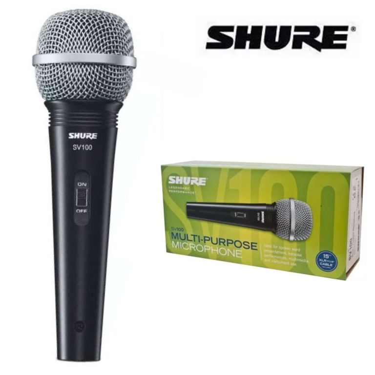 Micrófono Vocal alámbrico dinámico SV100