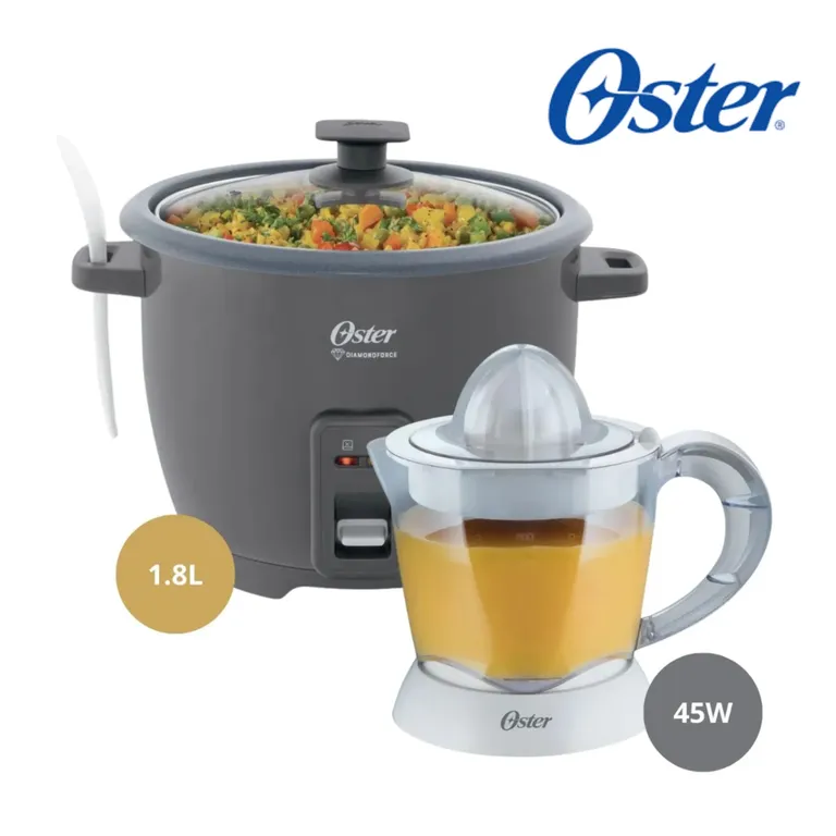 Combo Olla Arrocera 18L + Exprimidor de Naranja