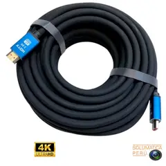 SEISA - Cable Hdmi 4k Premium - Punta Dorada - Ultra Hd 20 Metros