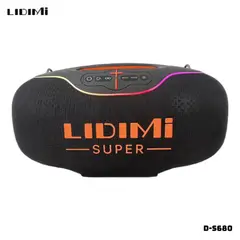 LIDIMI - PARLANTE BLUETOOTH 300W NEGRO - D-S680 + MICROFONO