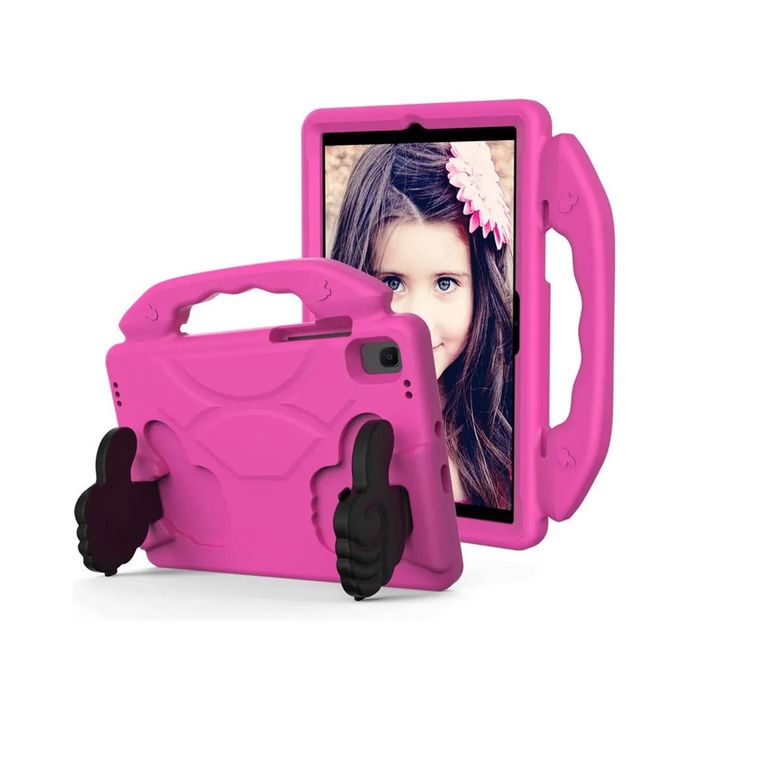 Funda de Goma Diseño para Tablet Samsung Galaxy tab A9 plus 11 Fucsia