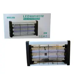 GENERICO - Lámpara Mata Mosquitos LED 6W Anti Insectos