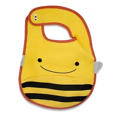 KAST PE - Babero Infantil Antiderrames Modelo Abejita – 6m a 3 años