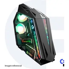 TEROS - CASE TE-1314G BLACK, FAN X 4 ARGB, SIN FUENTE, VIDRIO TEMPLADO, C/R