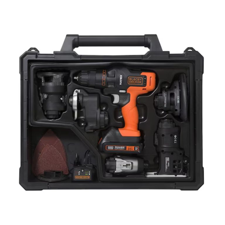 TALADRO 20V MATRIX KIT 6 EN 1 BLACK + DECKER - MTX20K6A-B2C