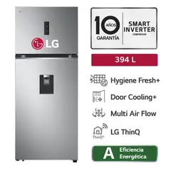 LG - Refrigeradora Top Freezer 394l Door Cooling Thinq Gt39sgp1