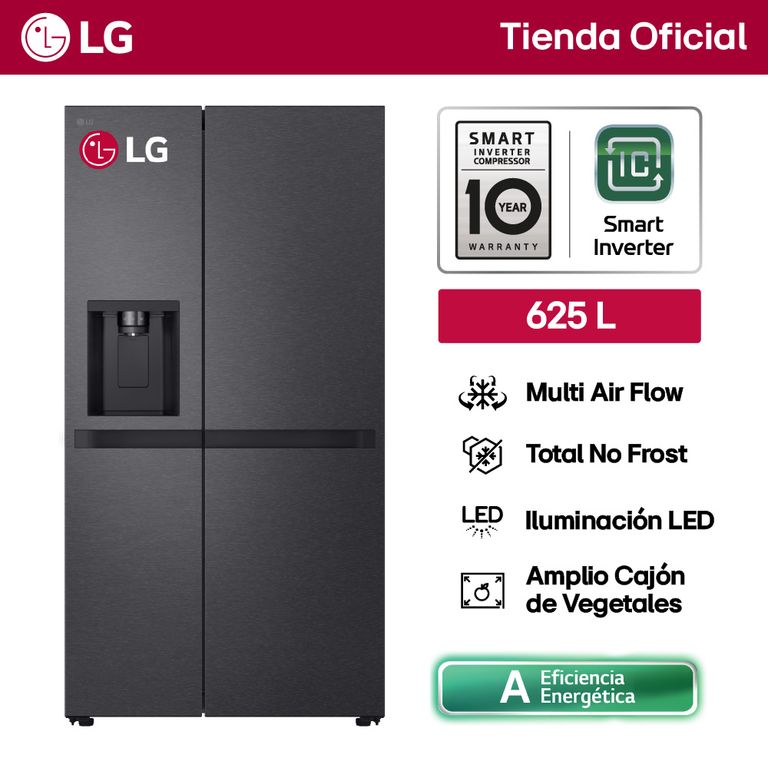 Refrigeradora Side By Side 625l Total No Frost Gs66spm