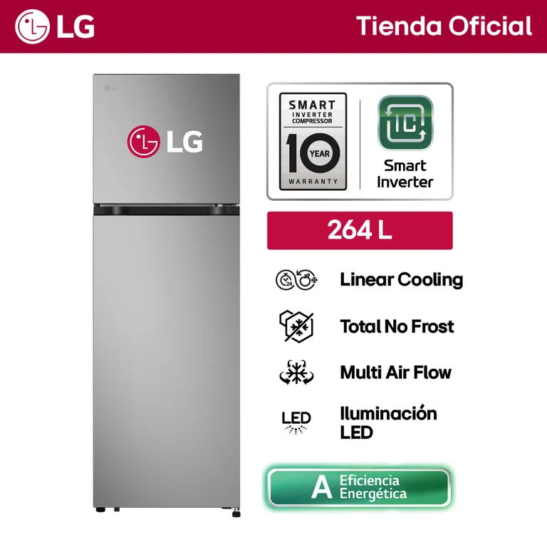Refrigeradora Top Freezer 264l Linearcooling Vt26bpy