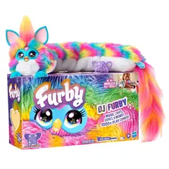 HASBRO - Peluche Furby Interactivo DJ Furby Rainbow Arcoiris