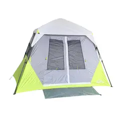 ATLETIS - Carpa Instantánea QuickCamp 6P Impermeable 3000mm - 1 Habitación