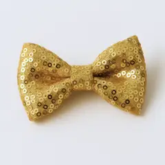 LE PETIT COMPANY - Gancho Lazo Niña Cabello Lentejuelas - Gold