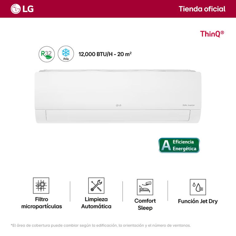 Aire Acondicionado Inverter 12000 Solo Frío Vm122ct