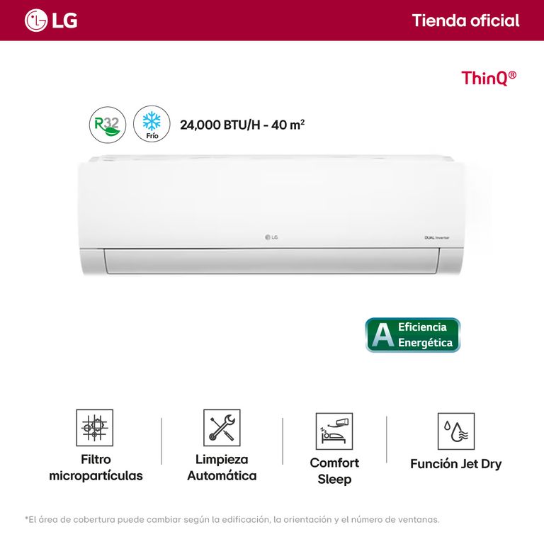 Aire Acondicionado Inverter 24000 Btu Solo Frío Vm242ct