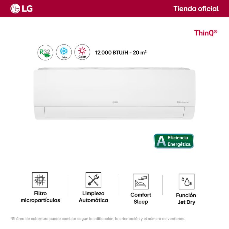 Aire Acondicionado Inverter 12000 Btufunción Vm122ht