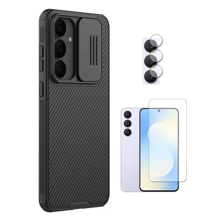 CASE SAMSUNG S25 FE CAMSHIELD Y VIDRIOS