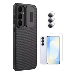 NILLKIN - CASE SAMSUNG S25 FE CAMSHIELD Y VIDRIOS