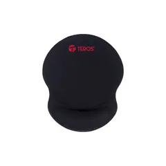 TEROS - MOUSE PAD DE GEL TE-3015S NEGRO CON REPOSAMUÑECAS