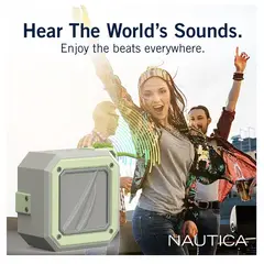 NAUTICA - SPEAKER S100 PORTABLE BLUETOOTH 5.0 OUTDOOR IPX5/ GRAY YELOW / LONG BATERY