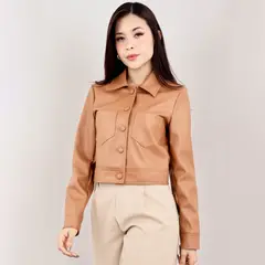 GENERICO - CHAQUETA CAMEL MUJER HIDDEN