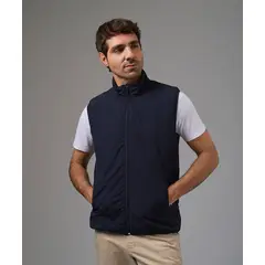 MBO - Chaleco Hombre Impermeable Ligero Azul Marino