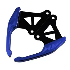 GENERICO - Barra Apoya Brazos Posterior Para Moto Metálico Azul 2pcs