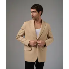 MBO - Blazer Hombre Pique Beige