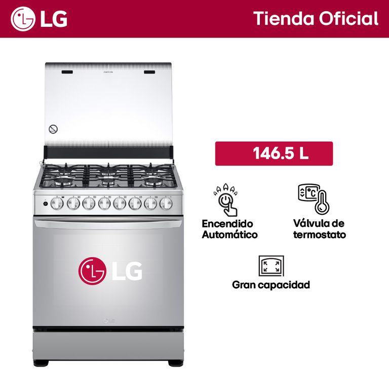 Cocina Puerta Espejada Encendidoautomático 1465l Lrgz5255s