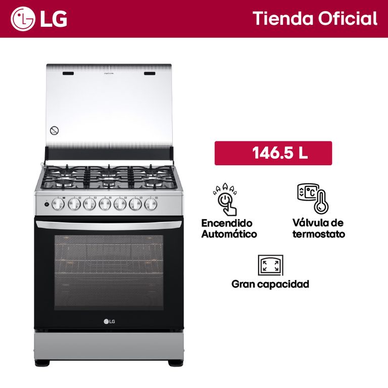 Cocina Con Encendido Automático 1465 L Lrgz5253s