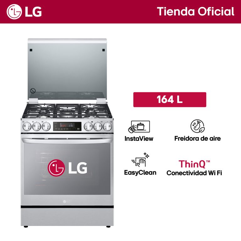 Cocina Instaview Freidora Aire Acero Inoxidable Lrgl5847s