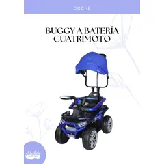 FIRST TOY - BUGGY A BATERIA CUATRIMOTO - AZUL